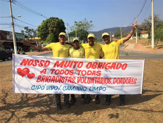 Incêndios debelados em 10/2020 - Serra do Cipó.